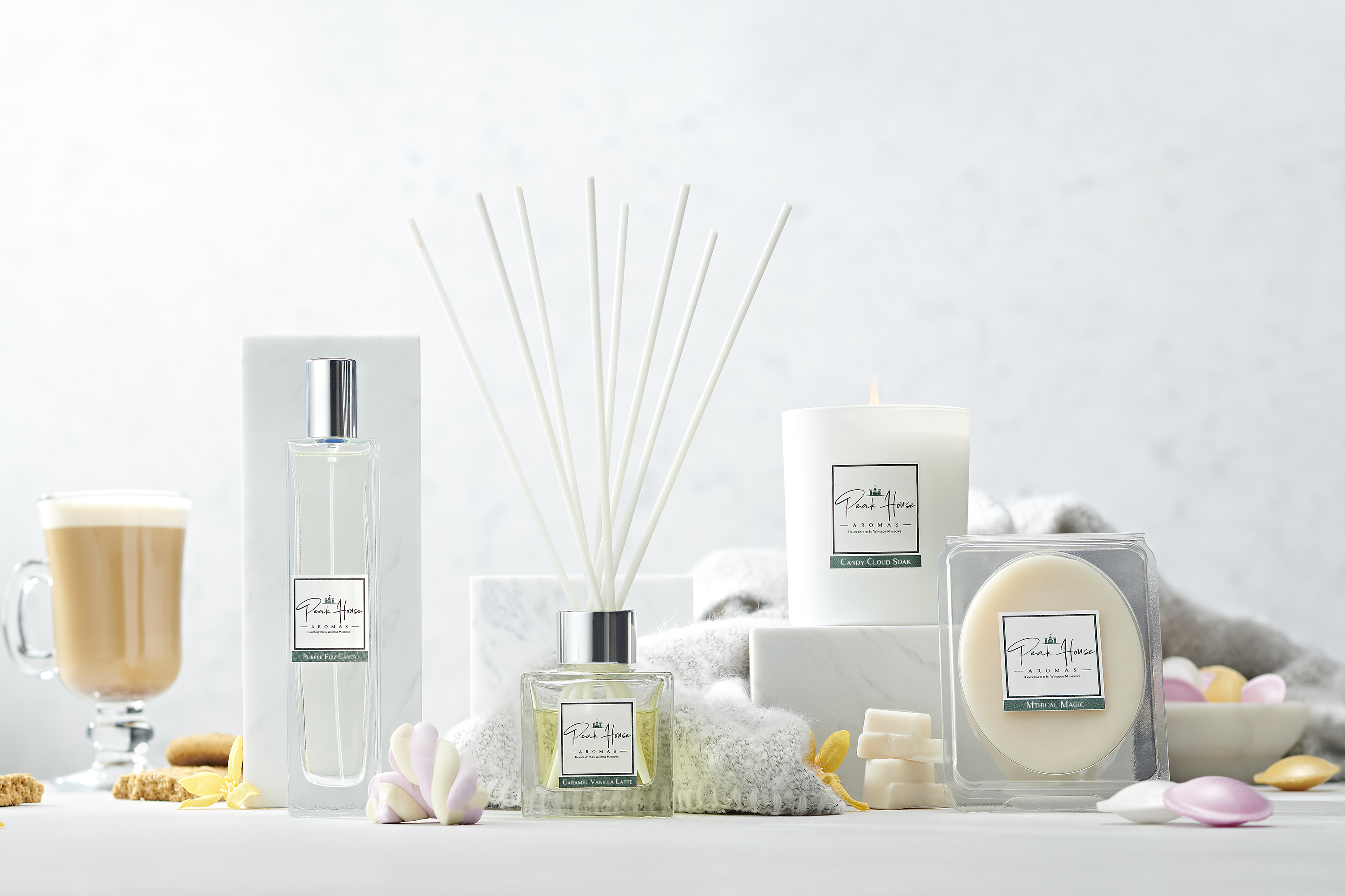 Peak House Aromas - Vente Bougie en bocal - Bougie parfumée Sorbet Citron1
