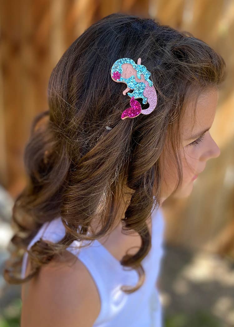 Sparkle Sisters by Couture Clips - Wholesale Hair Clip - Kids - Pretty Mermaid Hair Clips4