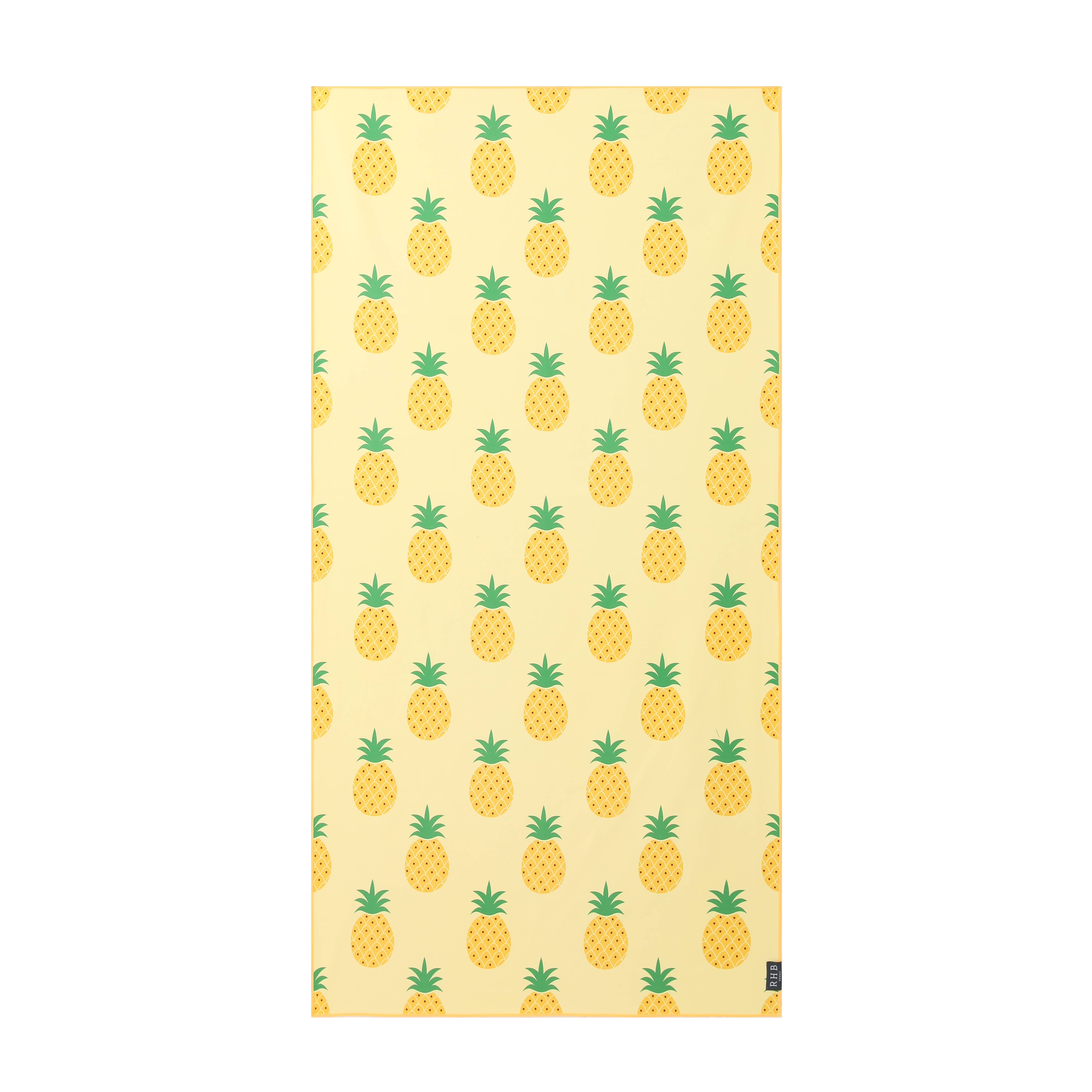 RHB HAWAII - Venta al por mayor Toallas de playa - Toalla de playa Sunshine pineapple1