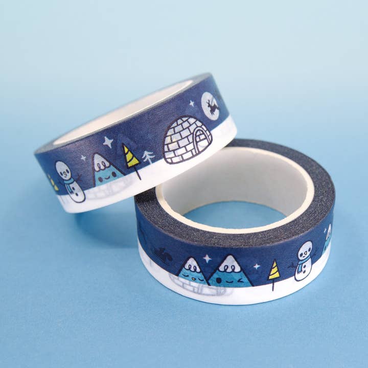 Snow Scene Washi Tape for wholesale by Xintu