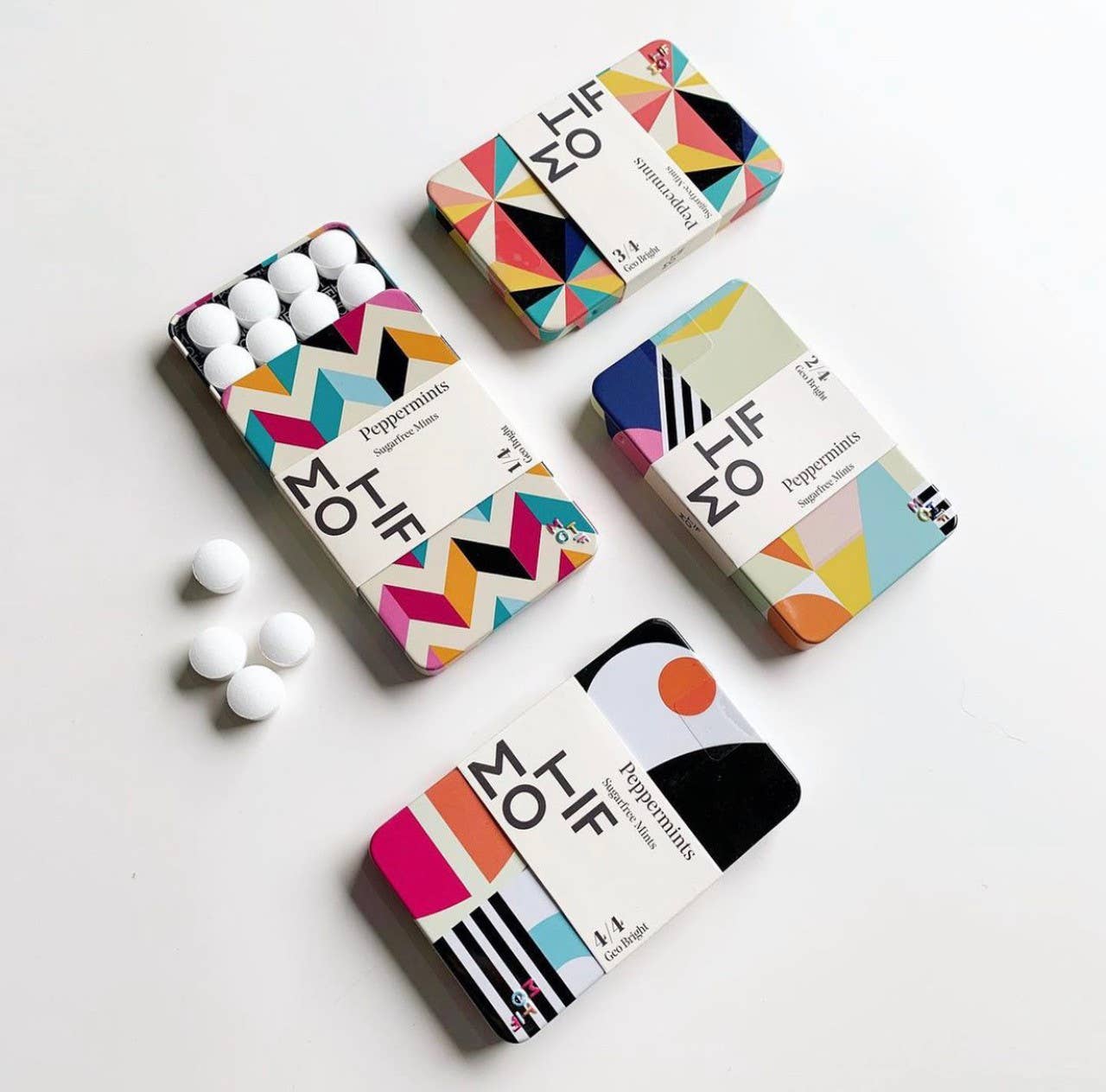 Motif - Wholesale Mints - Motif Geo Bright - pk 36 2