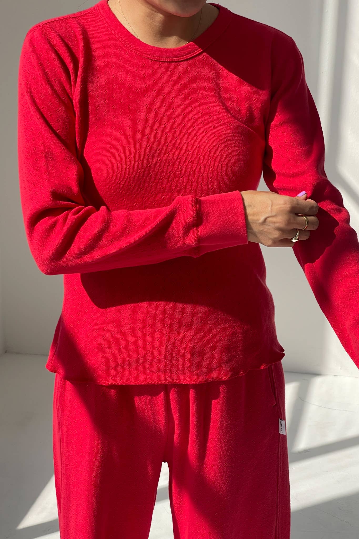 Le Bon Shoppe - Vendita all'ingrosso Maglietta - Donna - Maglietta Fondamentale Pointelle (2S-2M-1L)11