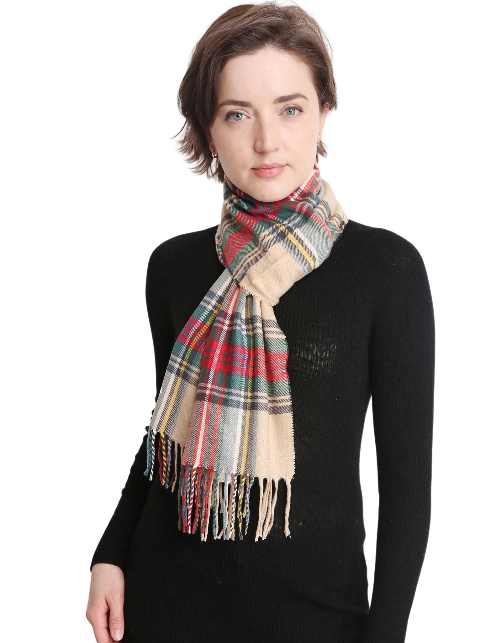 The Magic Scarf Company - Wholesale Scarf - Women's - 1337 & 1338 Cashmere Feel - Solids & Plaids3