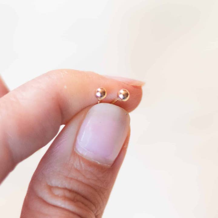 14k Gold Filled Post Earrings for wholesale by Sela Designs