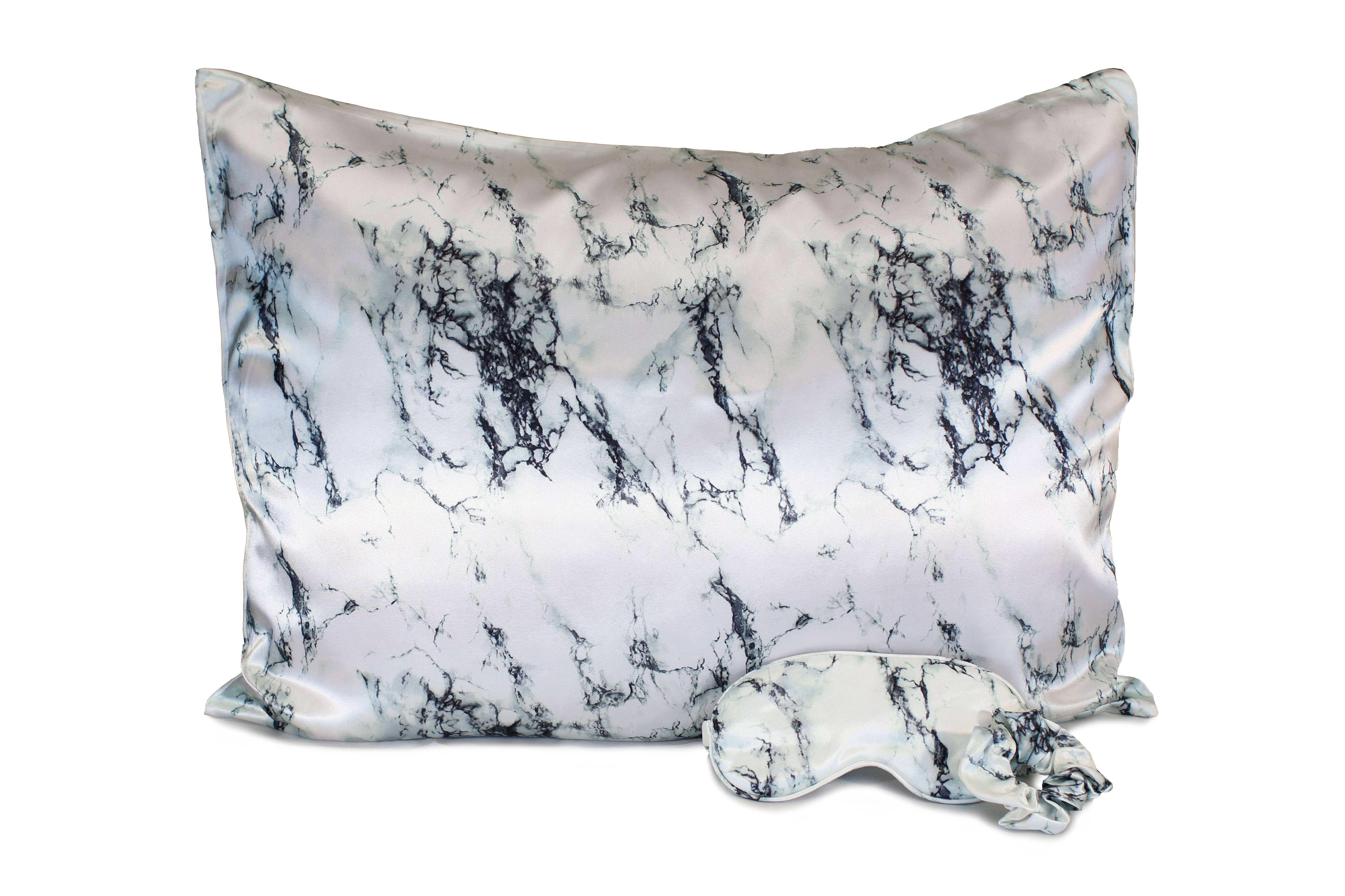 Morning Glamour - Vente Taies/housses d'oreiller - Set de sommeil satin 3-en-1 : taie d’oreiller, masque pour les yeux et chouchou25