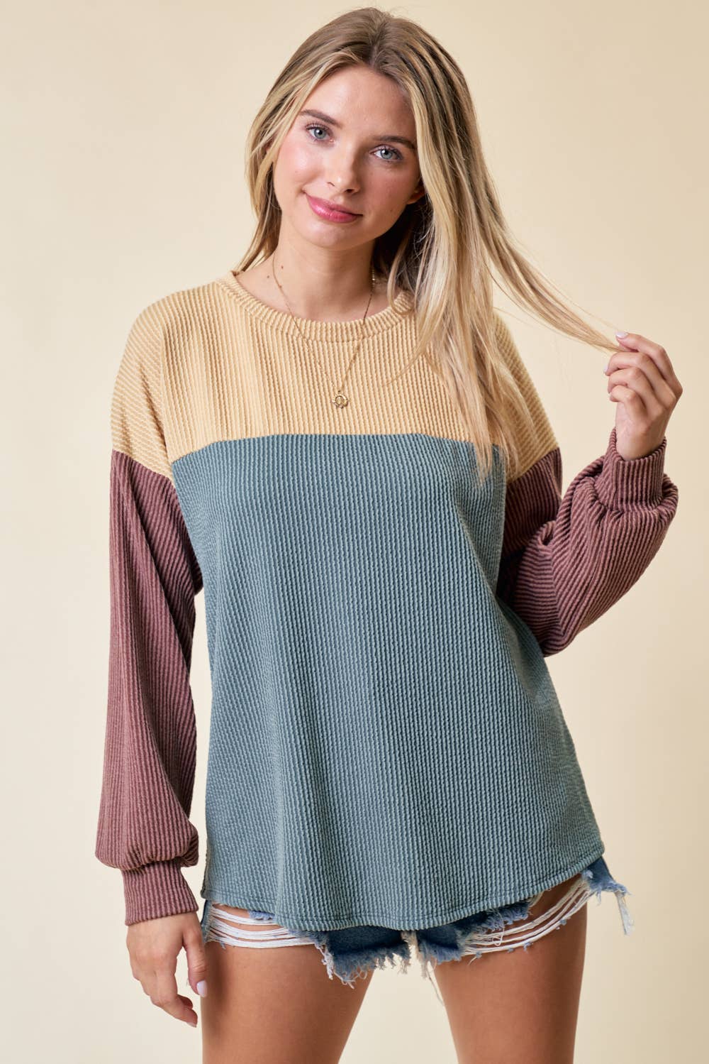 lovely melody – wholesale Sweatshirt - Dam – LMT3379-S-Time to Love Sweatshirt13