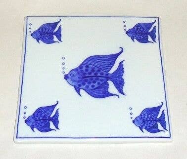 Sea Island Imports, Inc. – wholesale Grytunderlägg – Kakel eller underlägg, Fisk0