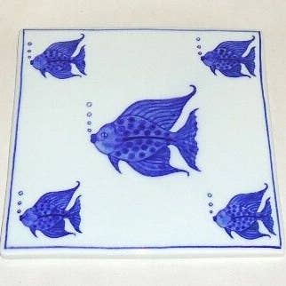 Sea Island Imports, Inc. – wholesale Grytunderlägg – Kakel eller underlägg, Fisk