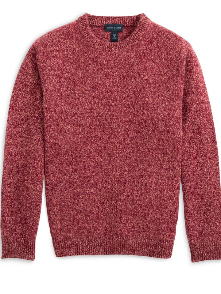 Marled 100% Cashmere Crewneck, Port för wholesale av Scott Barber