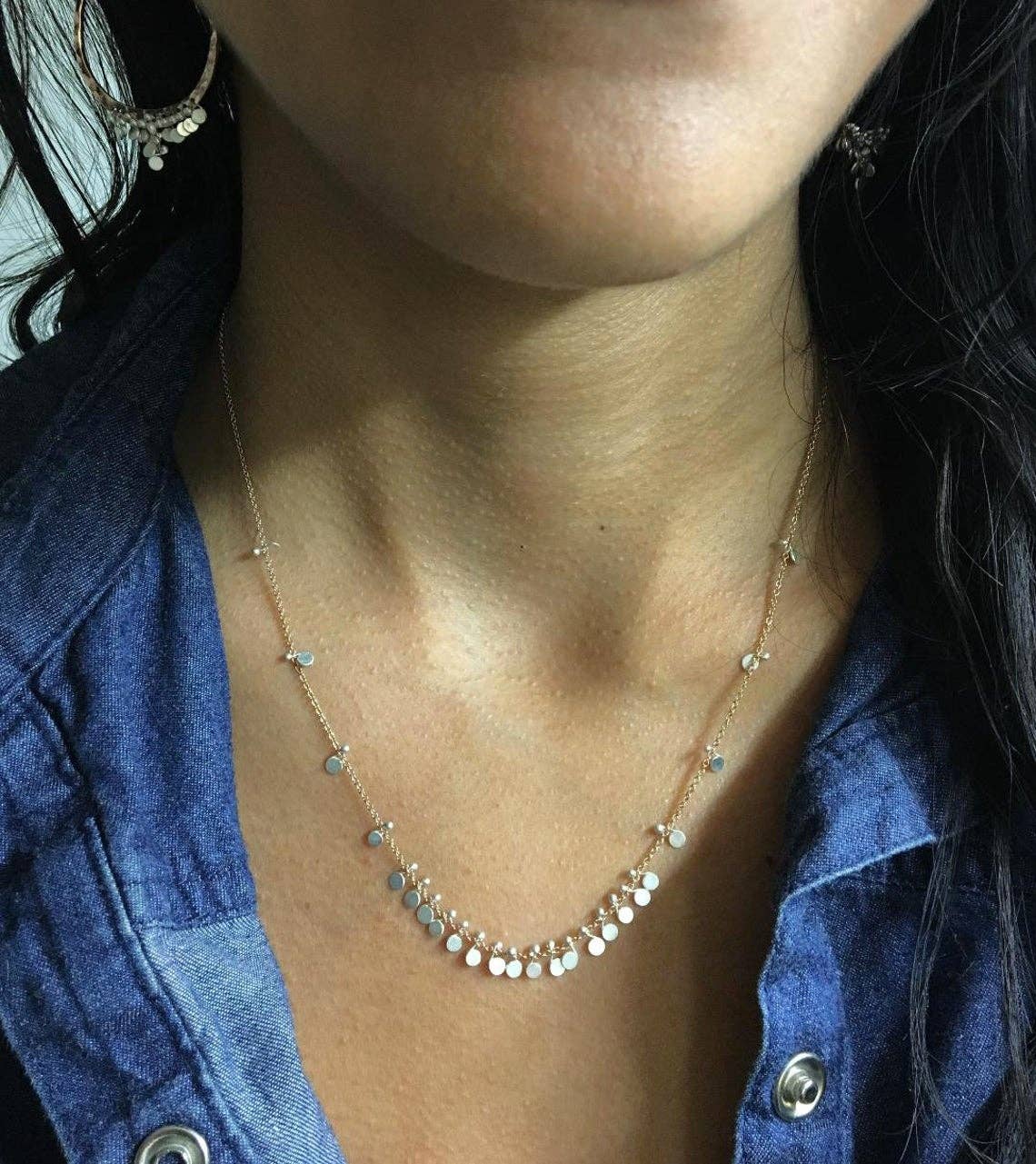 YedOmi Jewelry - Wholesale Pendant/Charm Necklace - Classic Confetti Necklace- 18 inches1