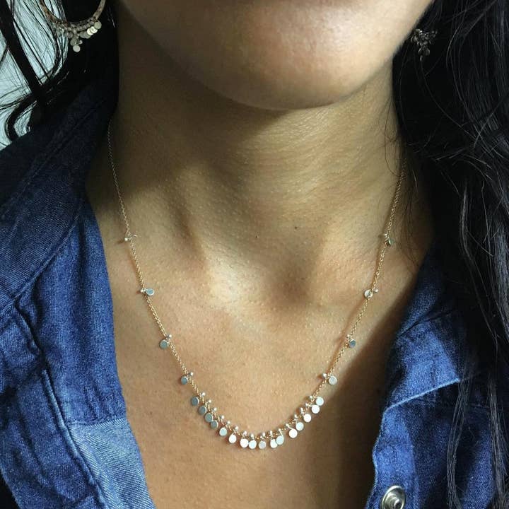 YedOmi Jewelry - Wholesale Pendant/Charm Necklace - Classic Confetti Necklace- 18 inches1