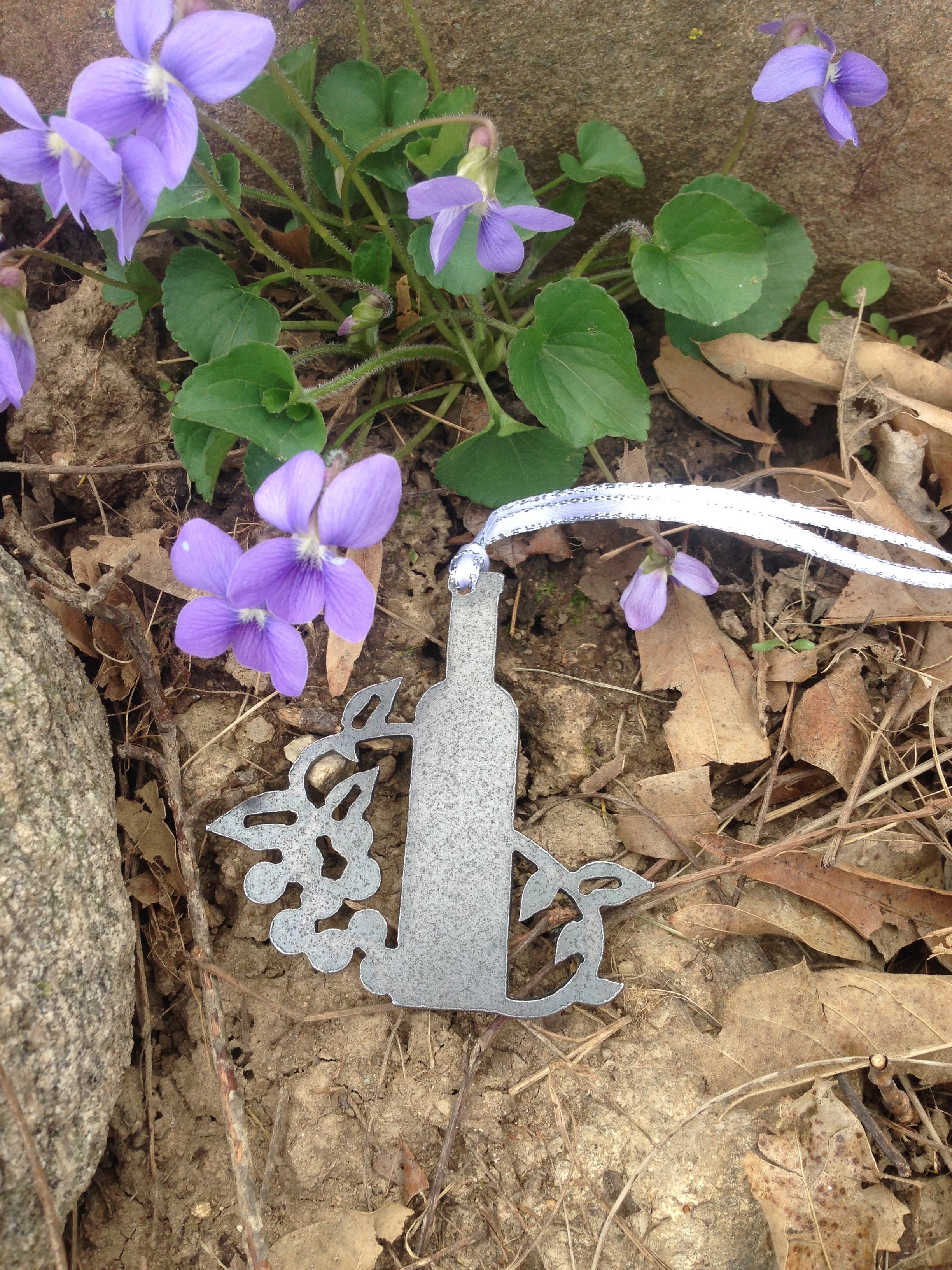 Burke Metal Work - Wholesale Ornament - Wine Bottle Ornament