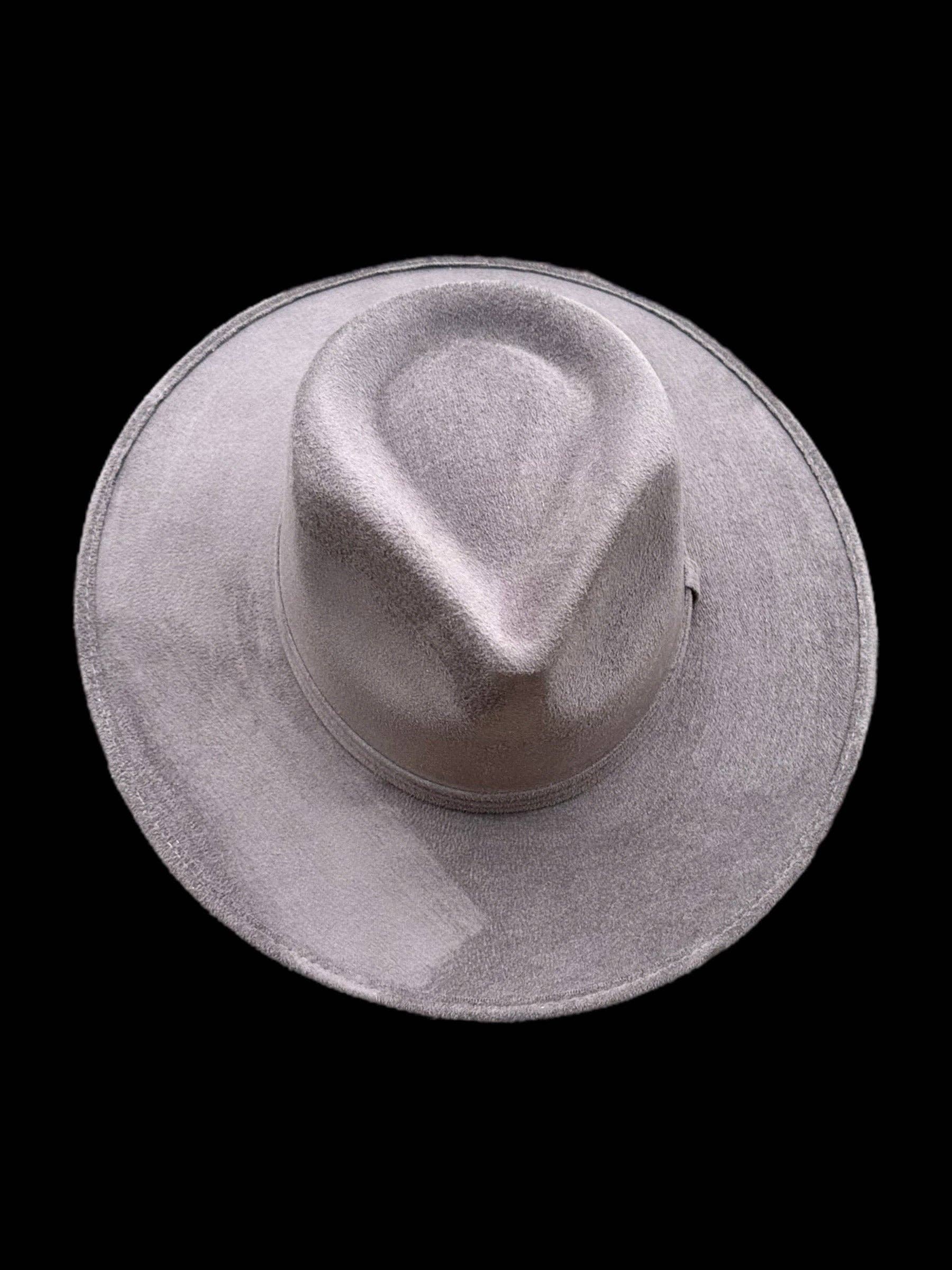 Nati Natash - Wholesale Fedora - Women's - Tear Drop Vegan Suede Rancher Flat Brim16