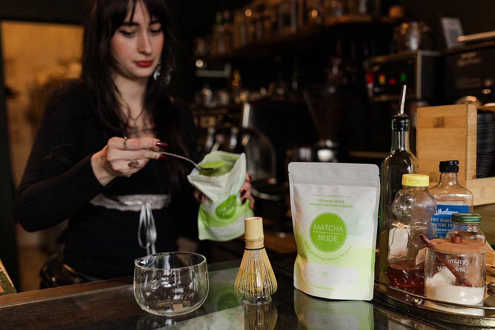 Matcha Nude - Wholesale Whisk - Glass Matcha Whisk Holders – Bulk (Min 6 Units)2