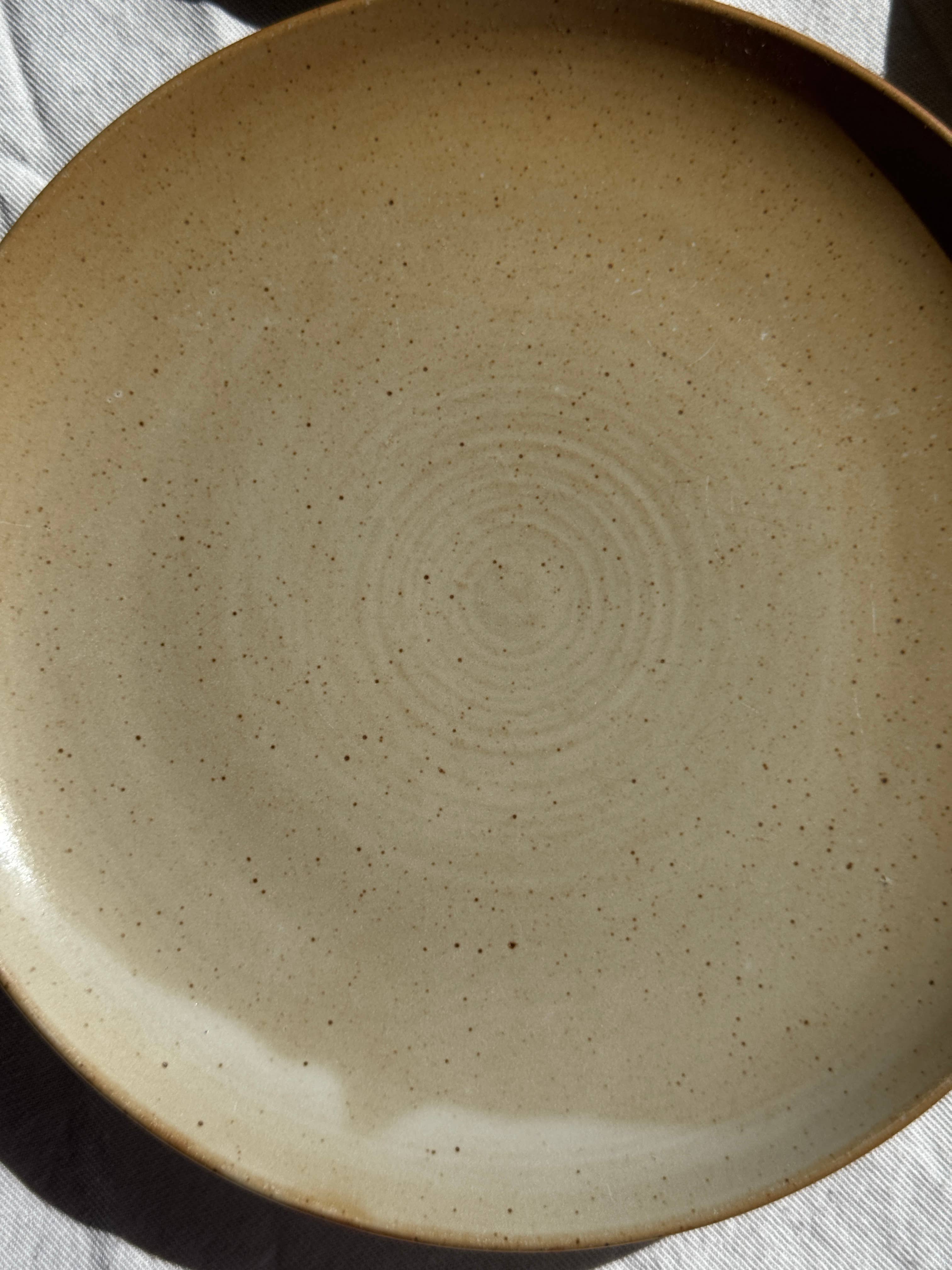 Office Objets - Wholesale Dinner Plate - Set of 6 stoneware plates Village France D247