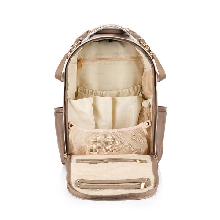 Itzy Ritzy - Wholesale Diaper Bag - Baby - Vanilla Latte Boss Plus™ Backpack Diaper Bag