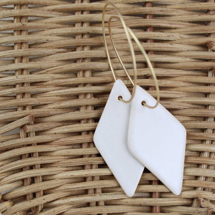 Wishbone Pottery - Wholesale Hoop Earrings - Handcrafted Stoneware Clay Earrings | Variety Pack of 204