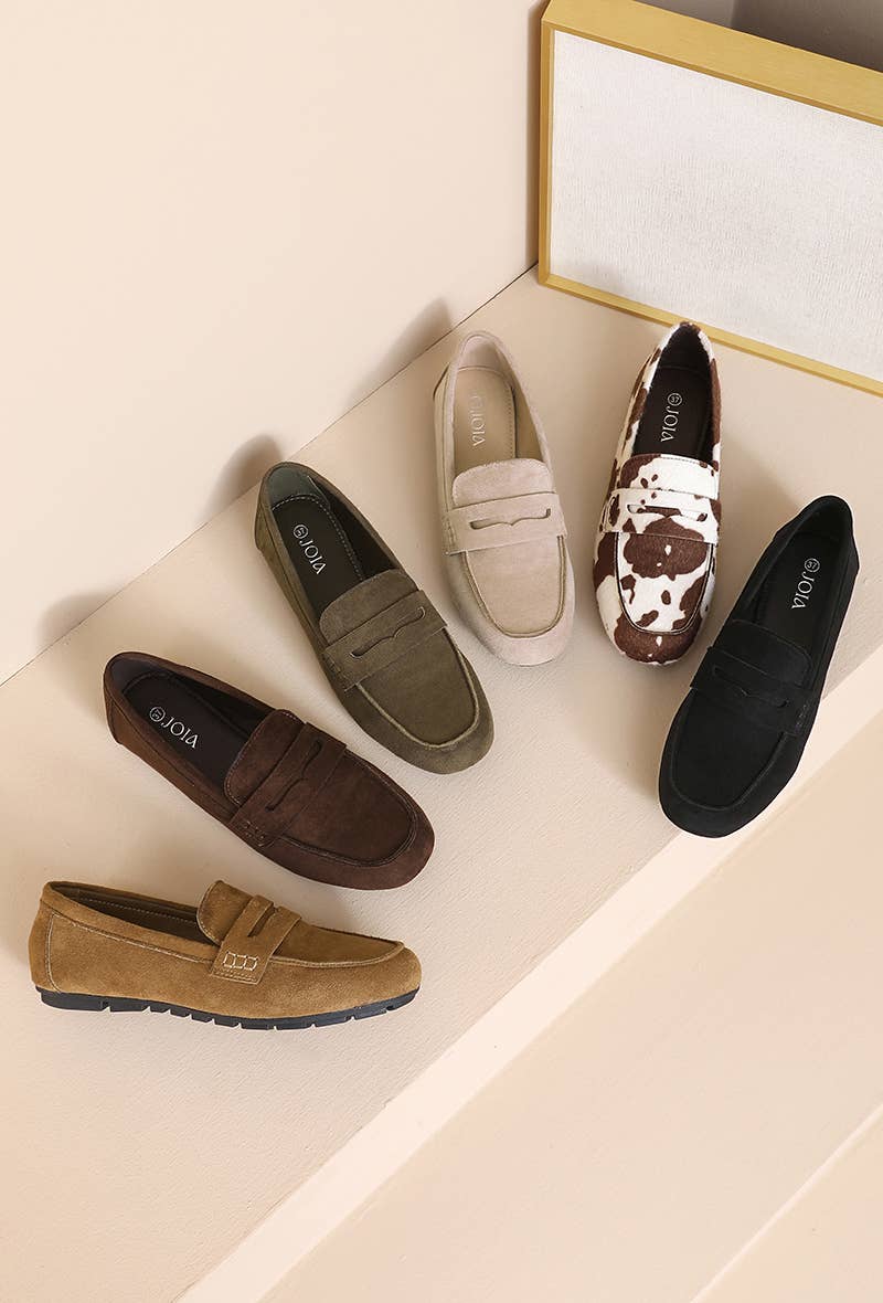 Joia Paris - Wholesale Loafers - Women's - Loafers with strap and visible stitching H8-965M16