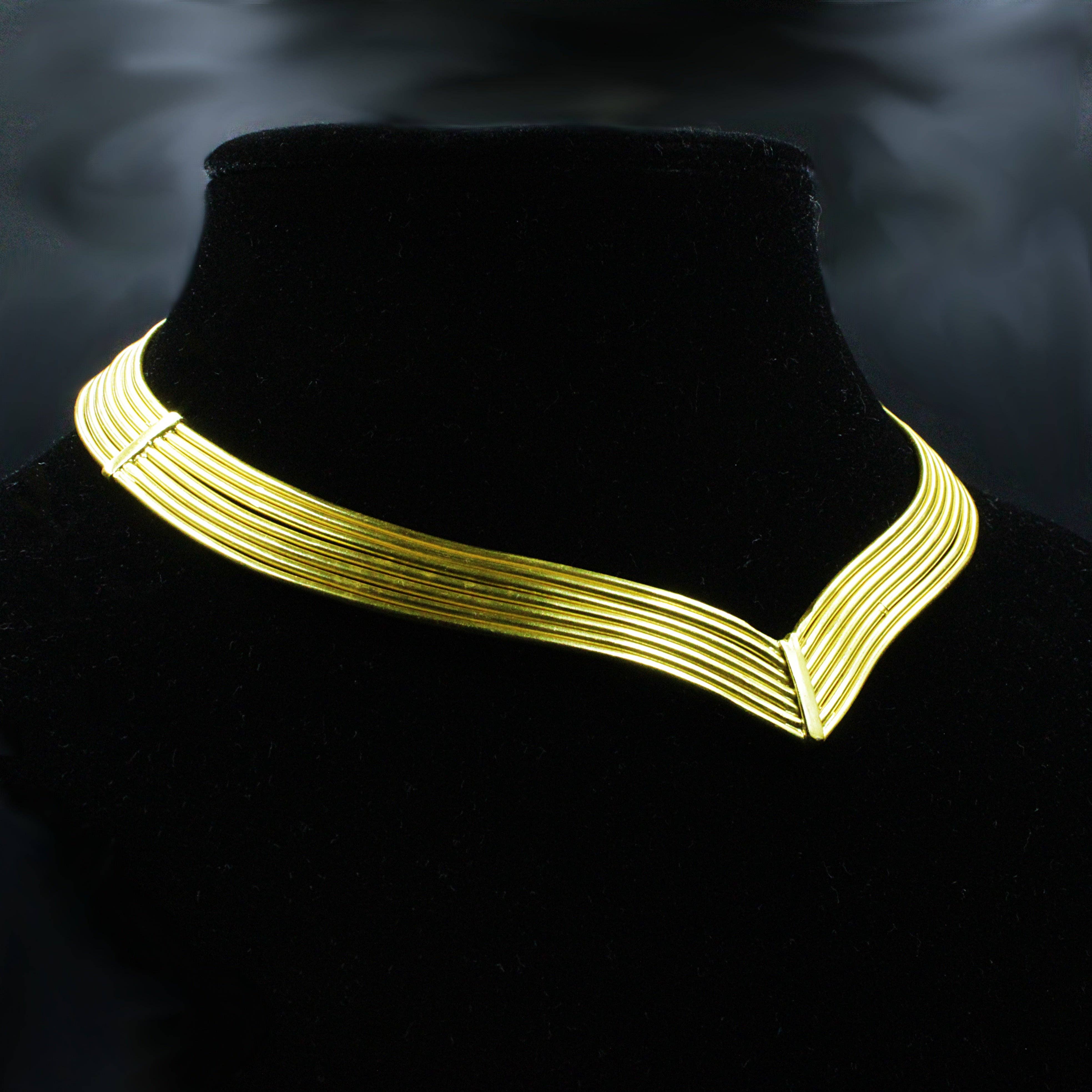 LA MAR - Wholesale Choker/Collar - VALQUIRIA choker gold-plated3