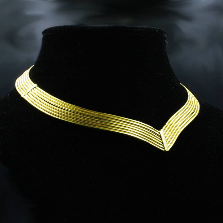 LA MAR - Wholesale Choker/Collar - VALQUIRIA choker gold-plated3