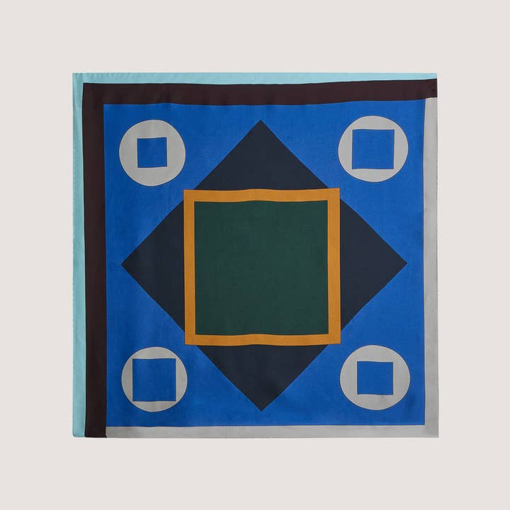 Rodier - Wholesale Scarf - Women's - Geometric silk square11