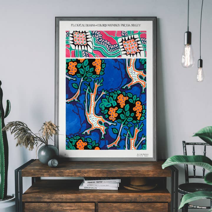 Emile-Alain Séguy Art Nouveau mönstertryck 012 för wholesale av Ink & Drop