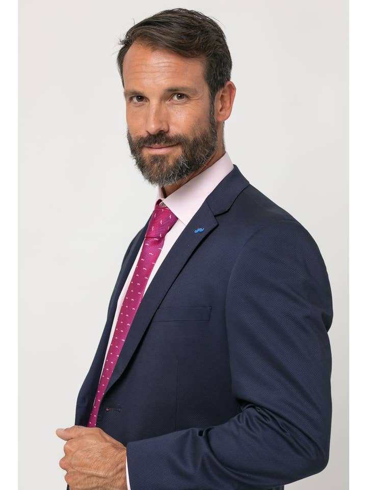 Slim Fit Fantasy Suit with Adjustable Waistband Navy Blue – Ciro Model for wholesale on Faire2