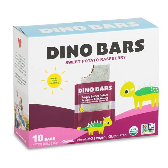 DINO BARS Sweet Potato Raspberry | Retail Pack | 10 Unit for wholesale by DINO BARS