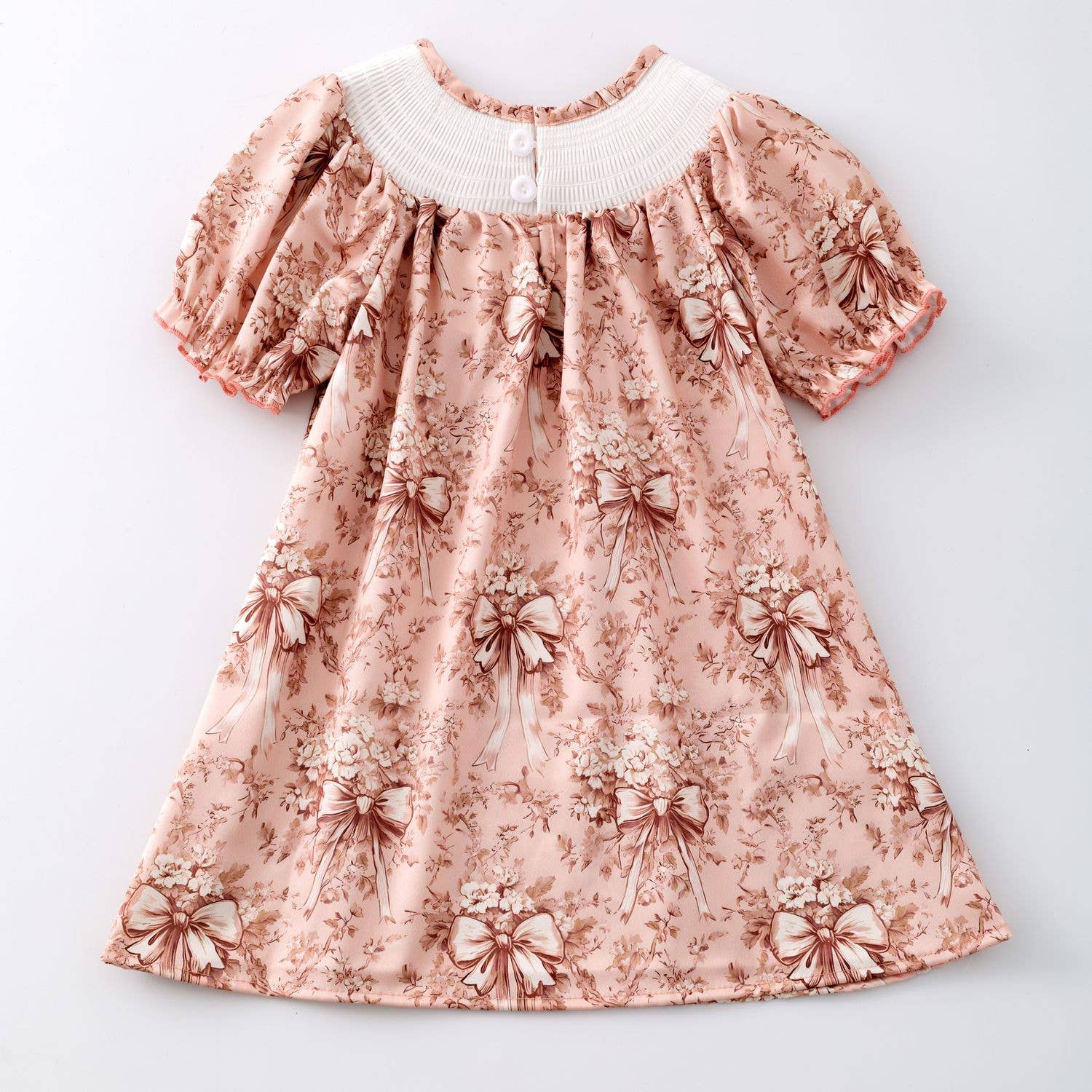Clover Cottage - Wholesale Dress - Kids - Hazel Waverly Smocked Girls Dress4