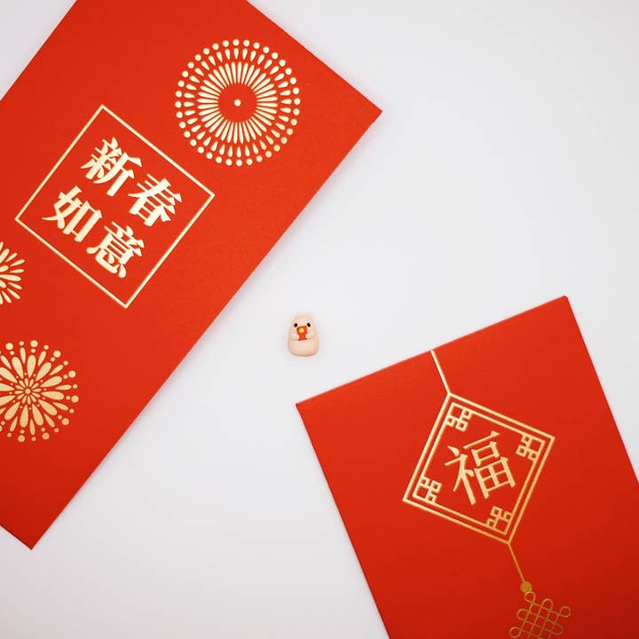 Seenee Scribbles - Wholesale Decorative Figurine - Red Envelope Hammy Clay Buddy Bath Time Hammy Clay Buddy | Handmade Miniature Desk Figurine1