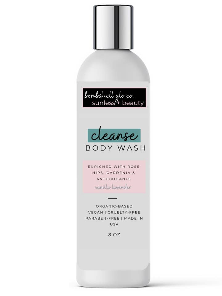 Cleanse | Body Wash for wholesale by Bombshell Glo Co | Sunless Tanning