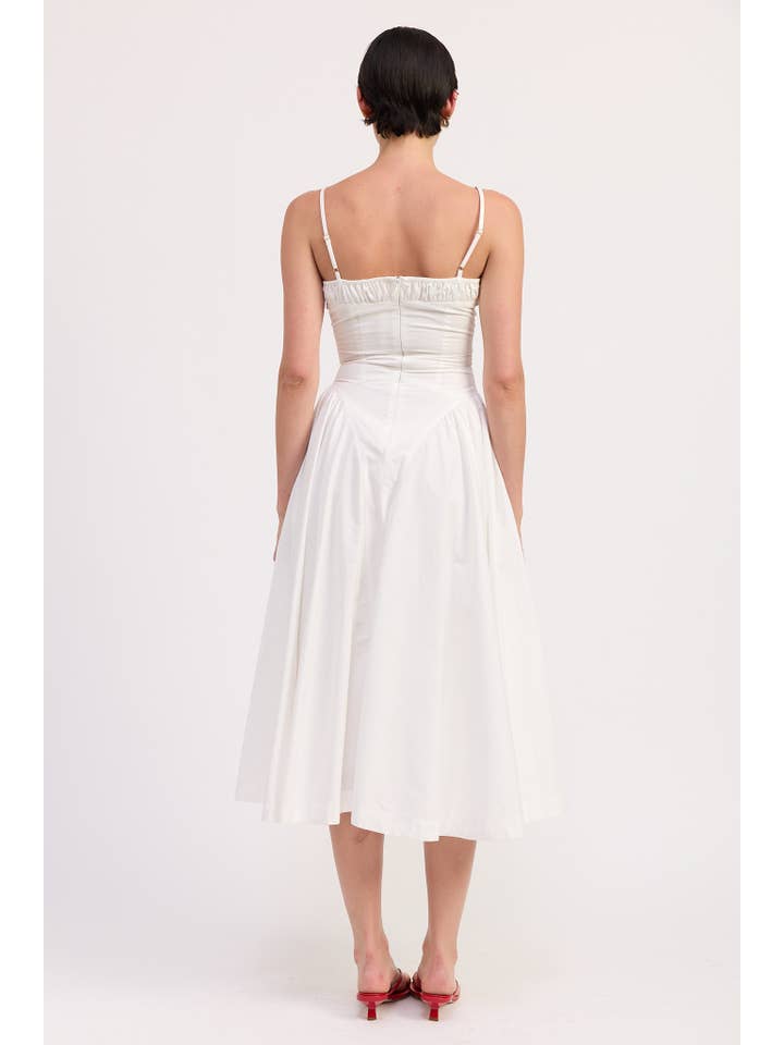 Emory Park - Wholesale Dress - Women's - CORSET BUSTIER MIDI A LINE DRESS7