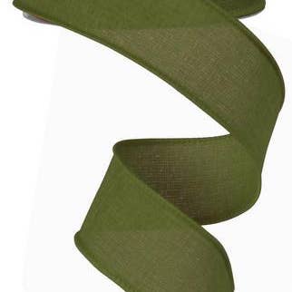 DecoExchange - Wholesale Ribbon - Gift Wrapping - 1.5"X10Yd Royal Burlap Moss Green RG127852