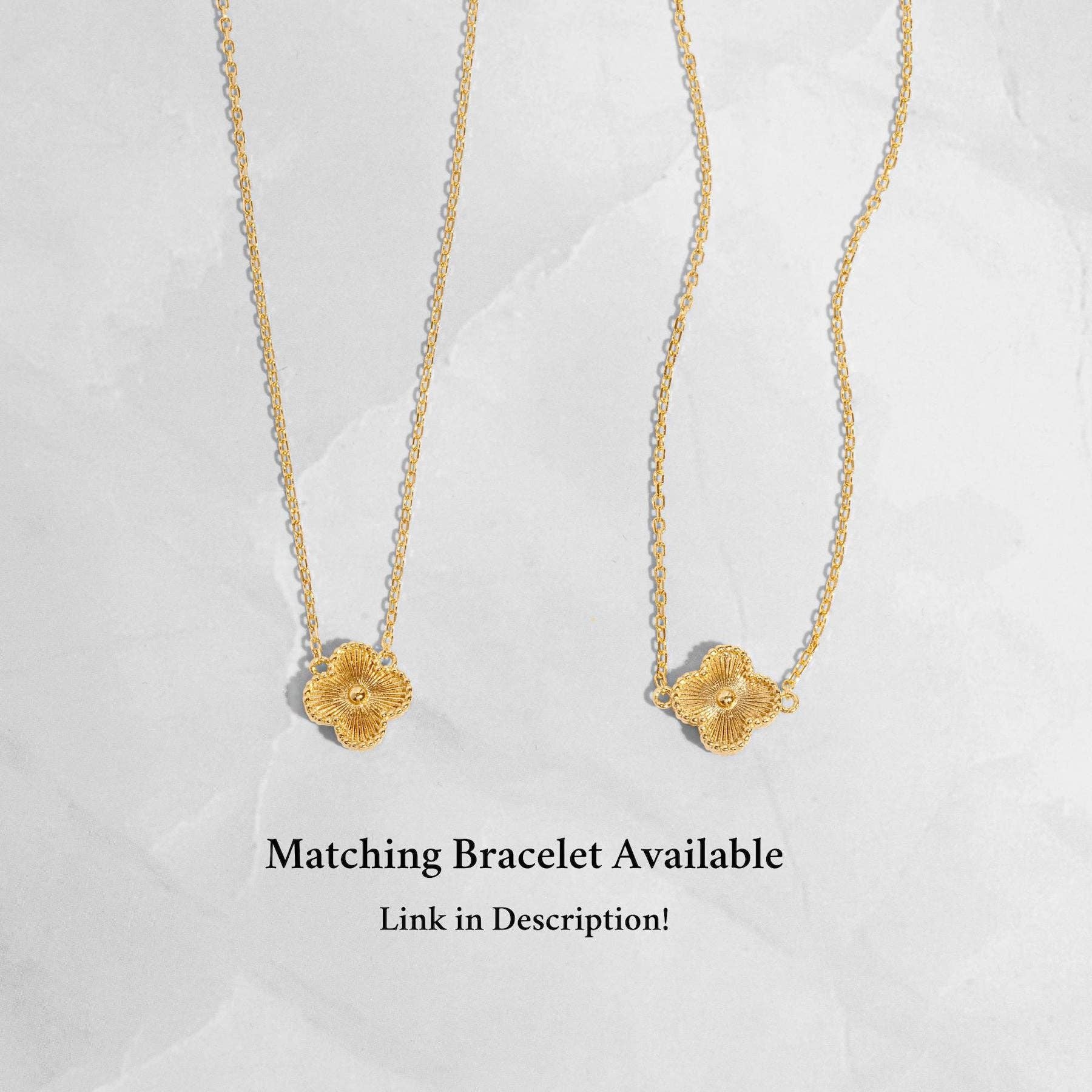 Sami Jewels - Vendita all'ingrosso Collana con ciondolo/pendaglio - Collana con quadrifoglio Ella4