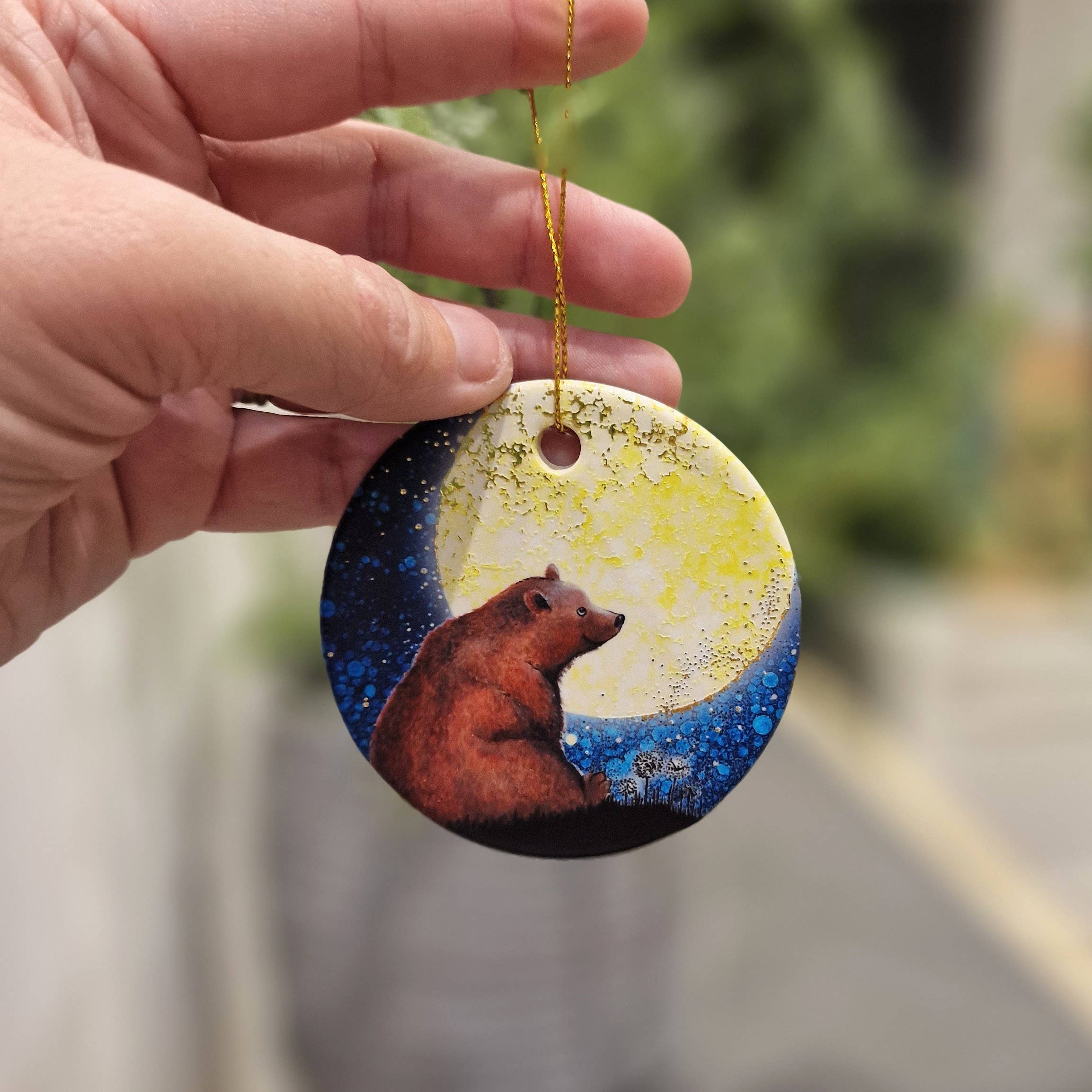By Jo Crafts – wholesale Christmas decoration – Wolf & Bear Tree Hanging Decoration1