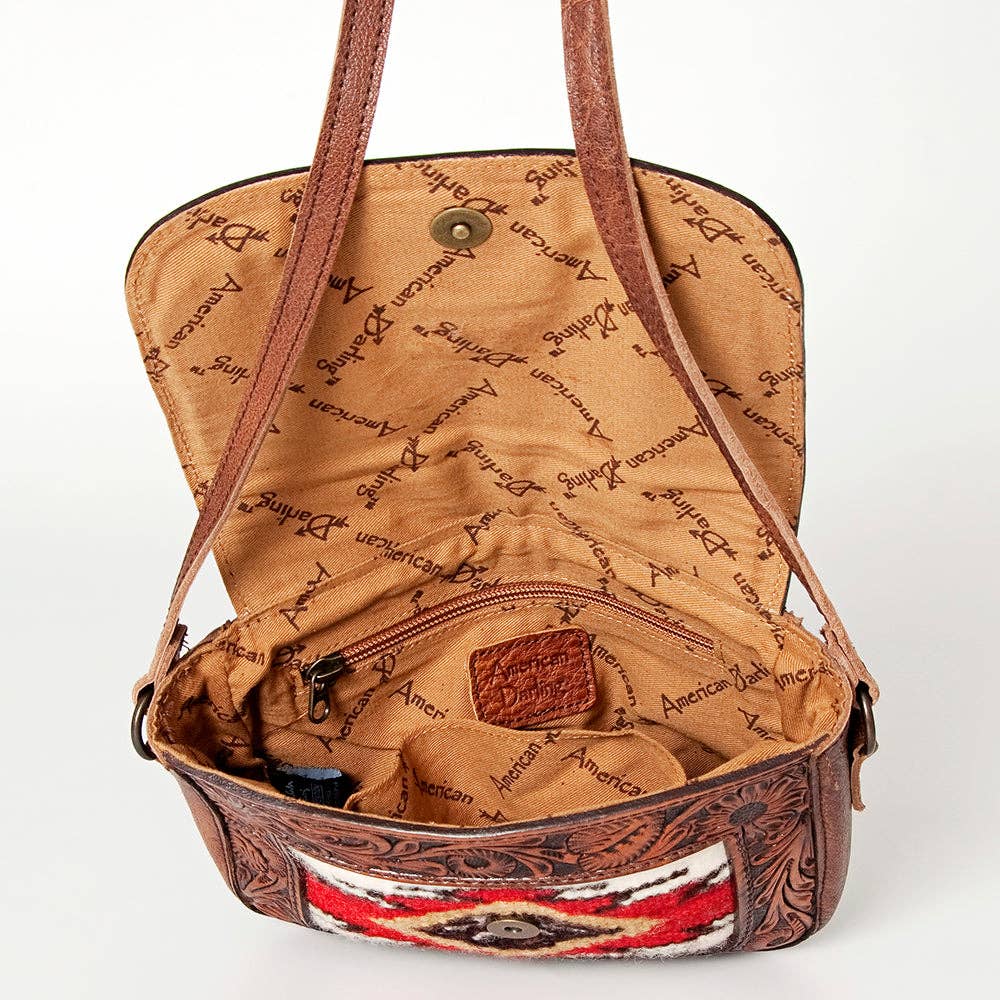 LS Western - Vente Sac à bandoulière – femme - Sac bandoulière en cuir véritable western pour femme LC-ADBG8247