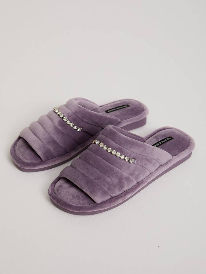 Lavendel Frankie gesteppter Pantoffel in Lavendel für den Großhandel auf Faire1