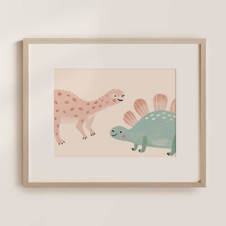Stampa Dino Friends per la vendita all'ingrosso da parte di Folk + Nest™
