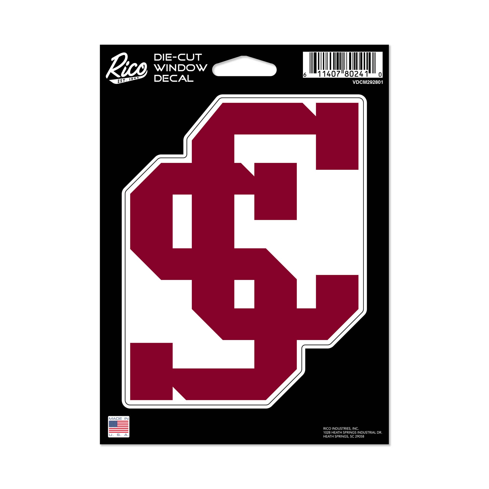 Rico Industries - Wholesale Car Decorative Charm - Unisex - NCAA  Santa Clara Broncos  Medium Die Cut Decal0