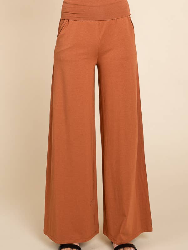 Culture Code - Wholesale Pants - Women's - CJP1763X - FOLDABLE WAIST BAND PALAZZO PANTS15