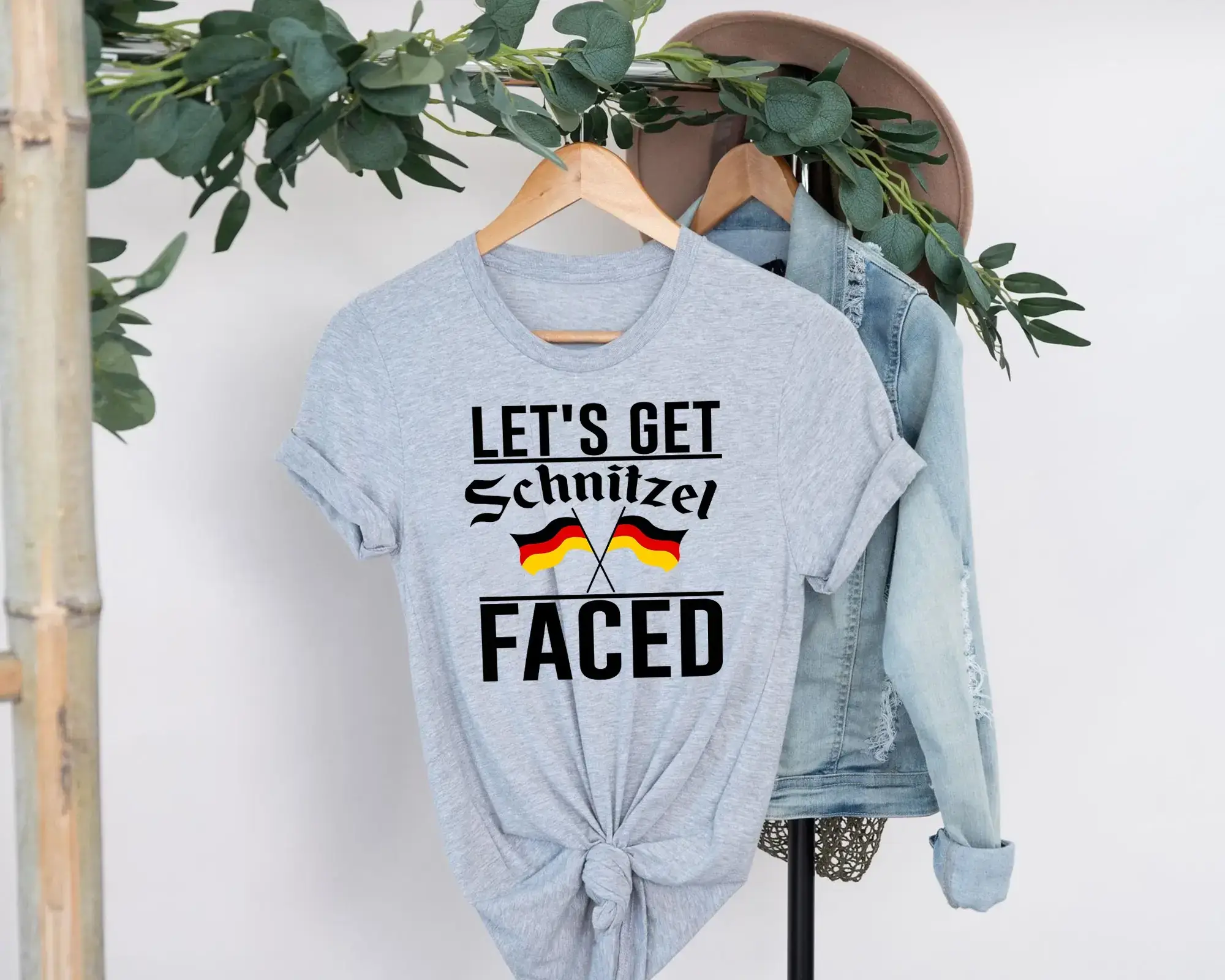 Vivtrek - Wholesale Screen Printed T-Shirt - Women's - Oktoberfest Funny Drinking Schnitzel Faced T-shirt0