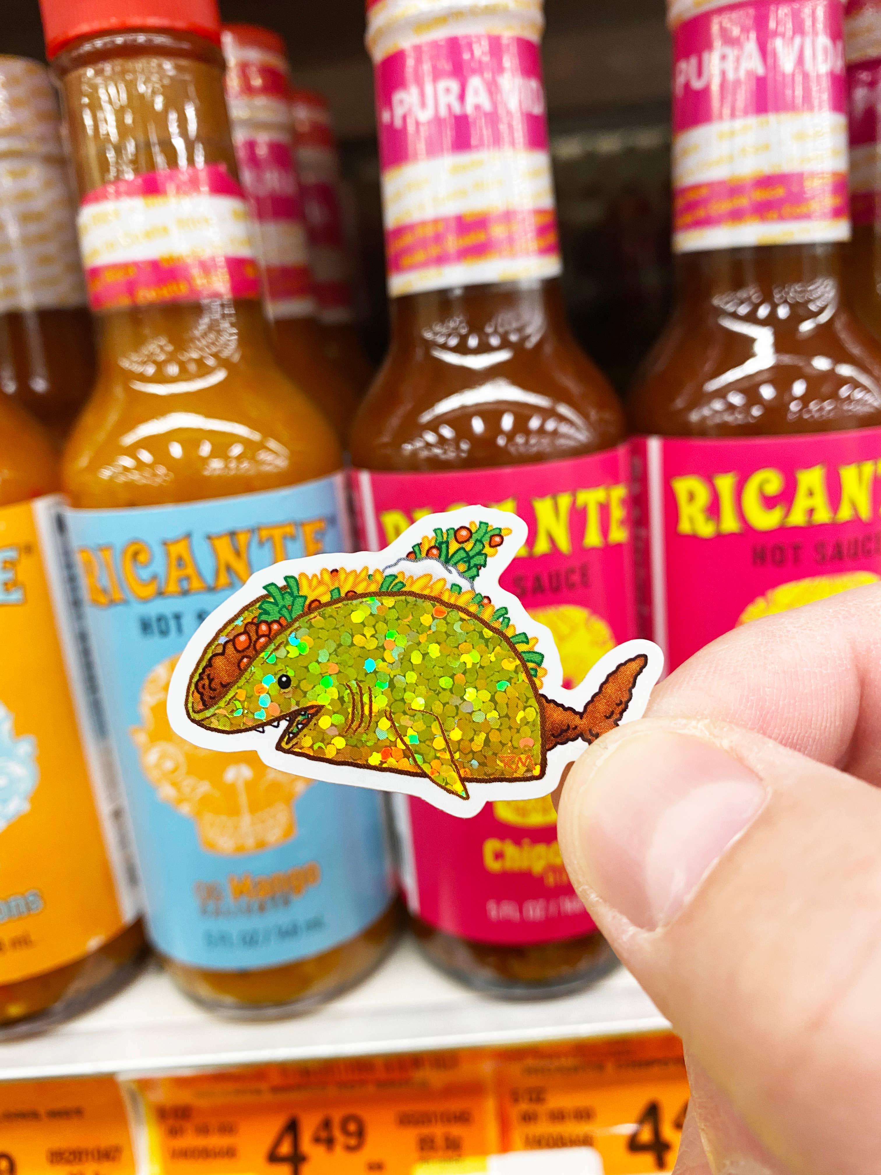 Ryan McCulloch Art - Wholesale Sticker - TINY SPECIALTY STICKERS: Choose Your Food-Animals!0
