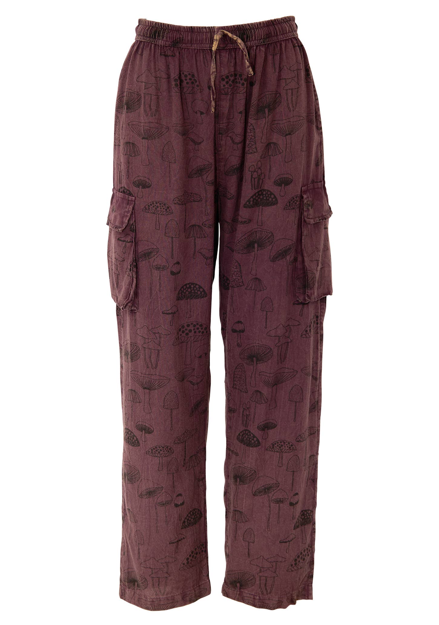 Namaste - Wholesale Pants - Women's - Mushroom Cargo Trousers2