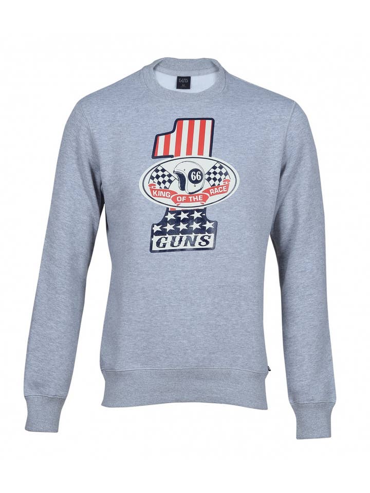 Sweatshirt crewneck INK Grey pour la vente par Guns