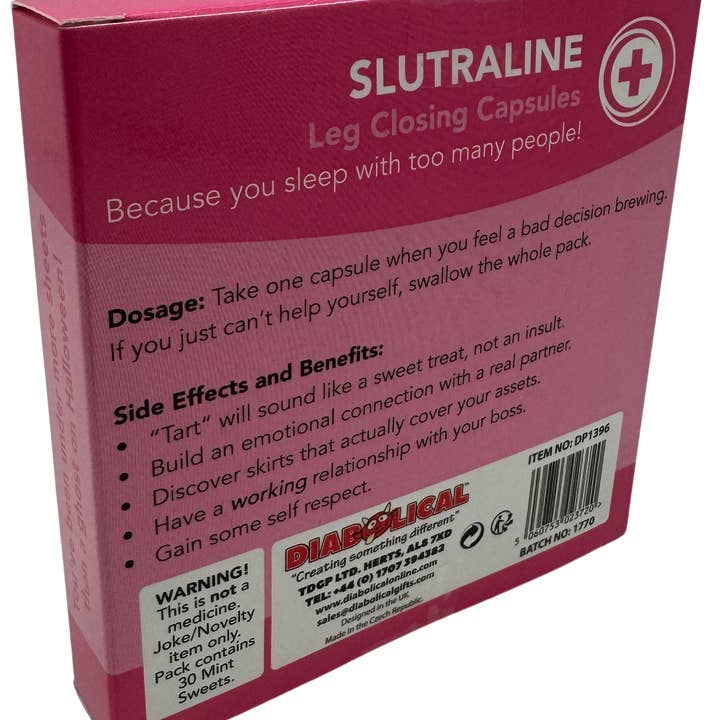 The Diabolical Gift People - Novelty Gifts, Christmas Gifts - Wholesale Gag gift/novelty gift - Slutraline Candy - Mothers Day Gifts, Rude Novelty Gifts2