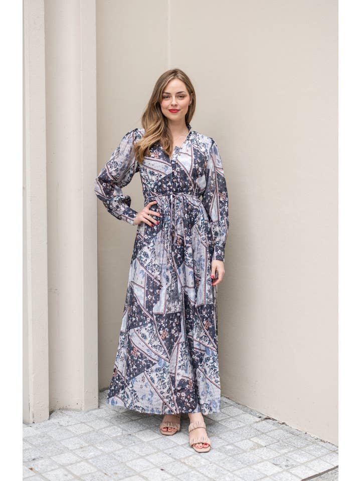 Stellino - Wholesale Dress – Women's - Myka Dress | Grey3