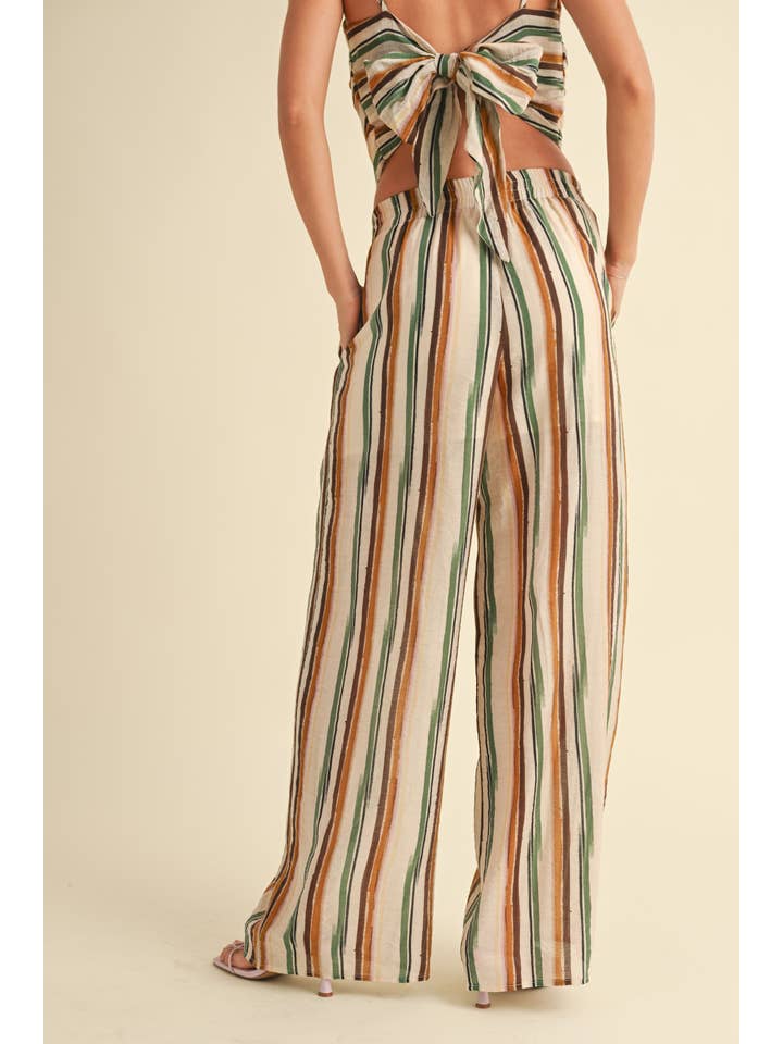 P4275ST MULTI COLOR PRINT WIDE LEG PANTS for wholesale on Faire