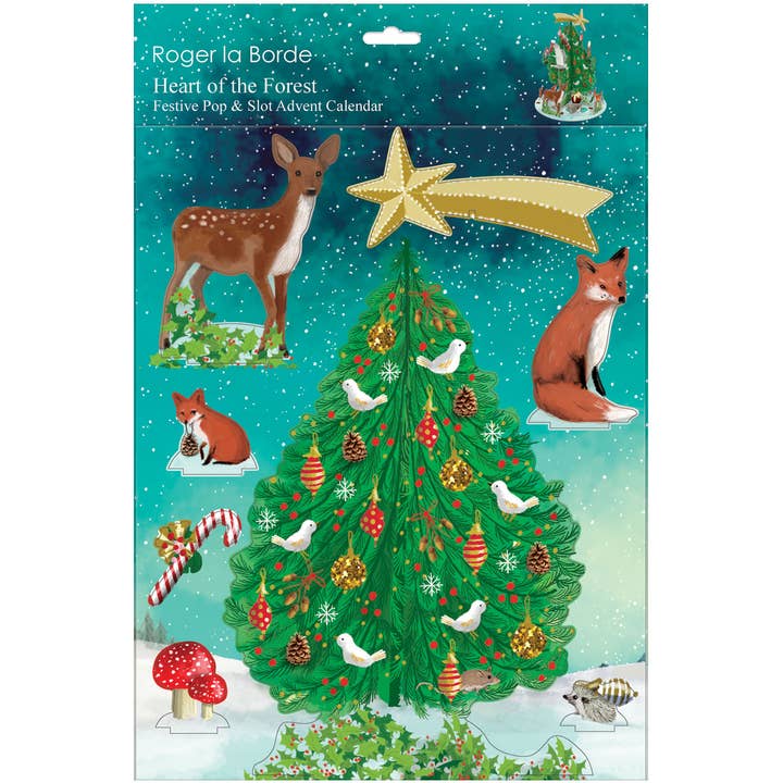 Roger La Borde - Wholesale Advent Calendar - Heart of the Forest AC Pop & Slot Advent Large - POP 0952