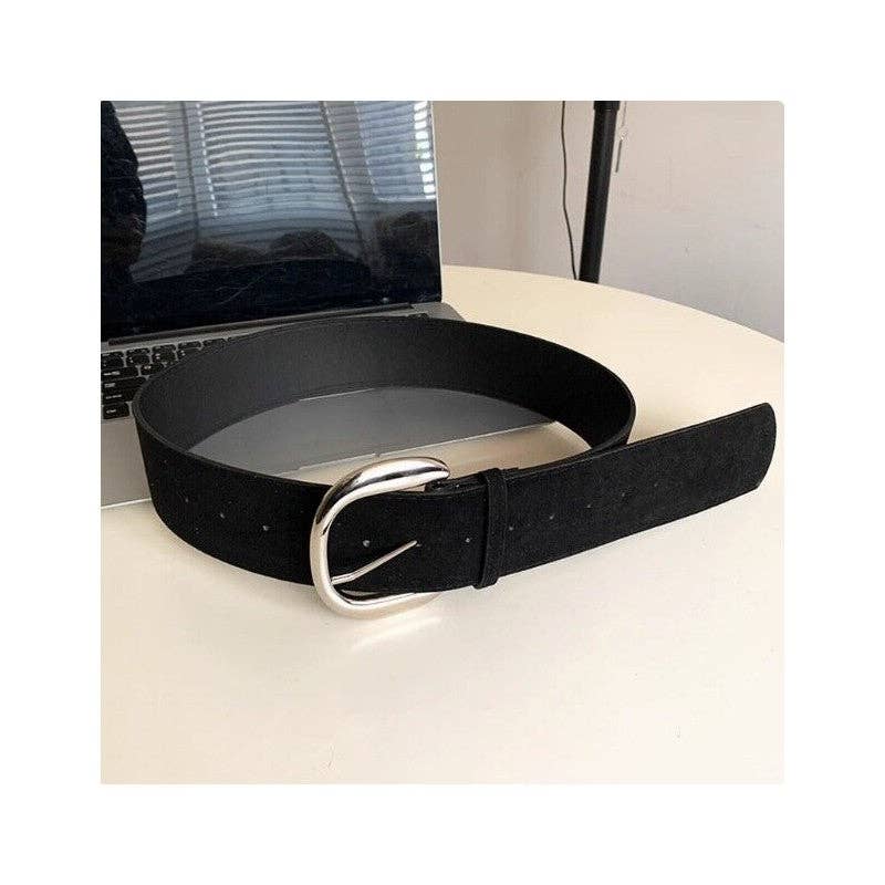 FurDecoration - Wholesale Belt - Women's - Fashion Matte Wide Edge Belt6