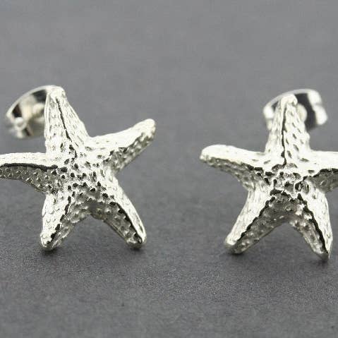Orecchino a forma di stella marina - argento sterling per la vendita all'ingrosso da parte di Makers & Providers